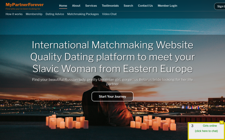 mypartnerforever.net Reviews & Reviews Website Screenshot