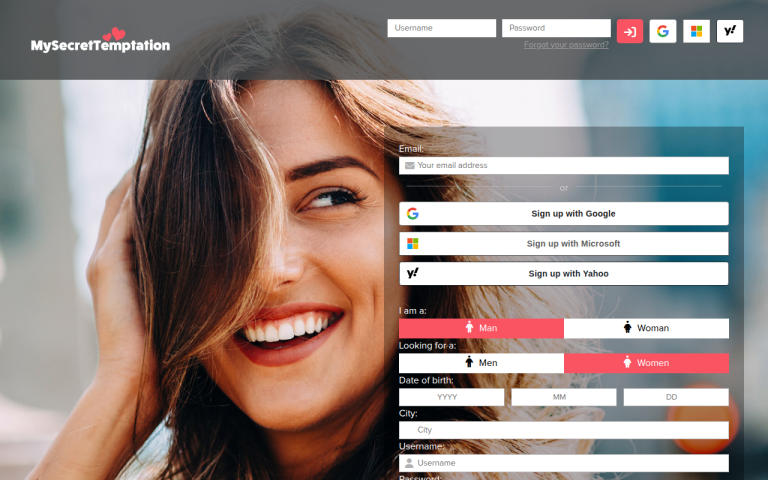 mysecrettemptation.com Reviews & Reviews Website Screenshot