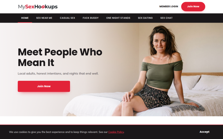mysexhookups.com Reviews & Reviews Website Screenshot