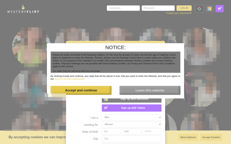 mysteryflirt.com Reviews & Reviews Website Screenshot