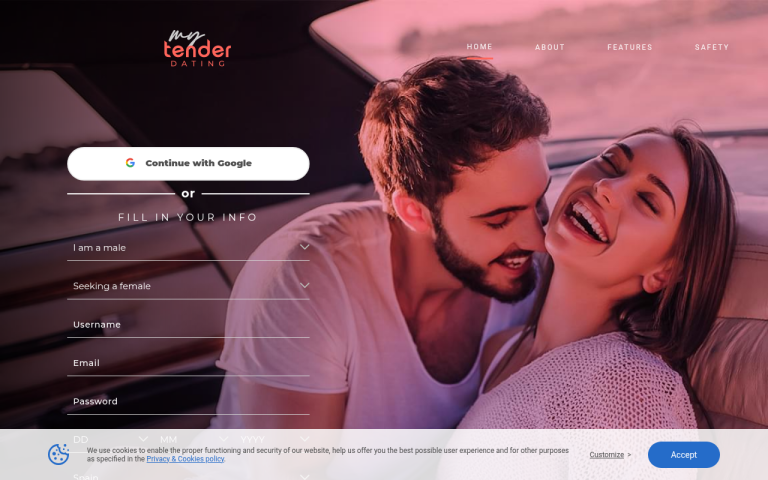 mytenderdating.com Reviews & Reviews Website Screenshot