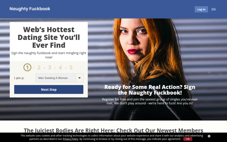 naughtyfuckbook.com Reviews & Reviews Website Screenshot