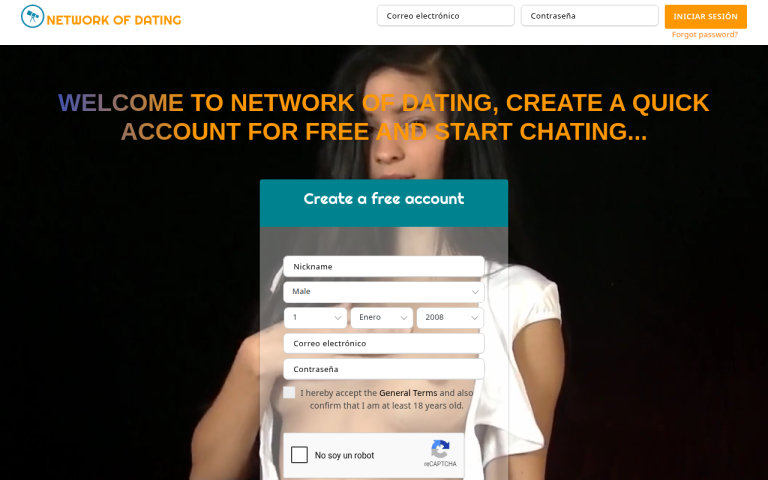 networkofdating.com Reviews & Reviews Website Screenshot