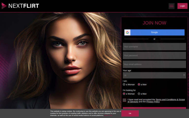 nextflirt.com Reviews & Reviews Website Screenshot