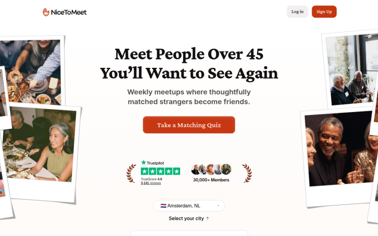 nicetomeet.com Reviews & Reviews Website Screenshot