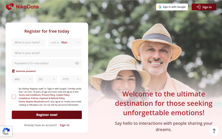 nikadate.com Reviews & Reviews Website Screenshot