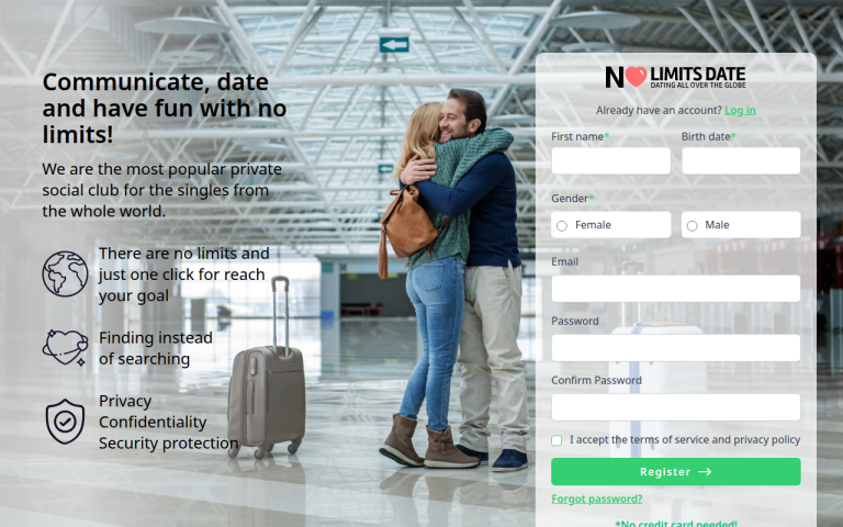 nolimitsdate.com Reviews & Reviews Website Screenshot
