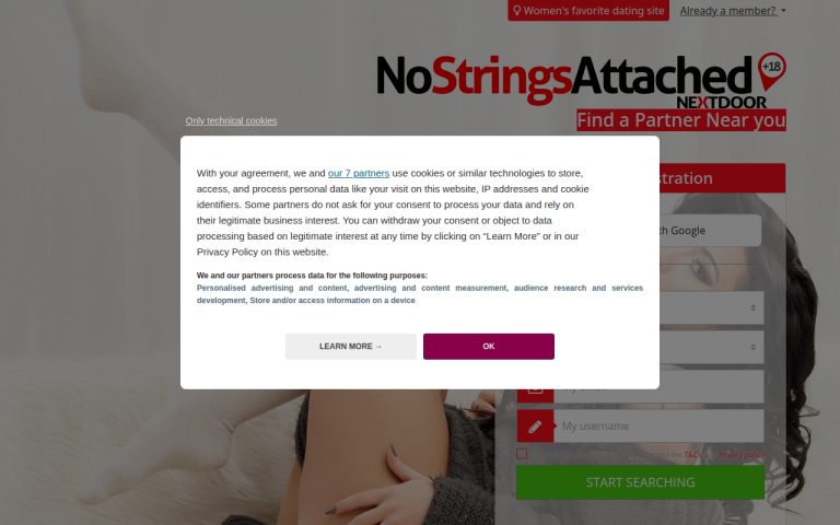 nostringsattached-nextdoor.com Reviews & Reviews Website Screenshot