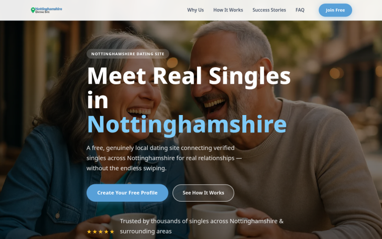 nottinghamshiredatingsite.co.uk Reviews & Reviews Website Screenshot