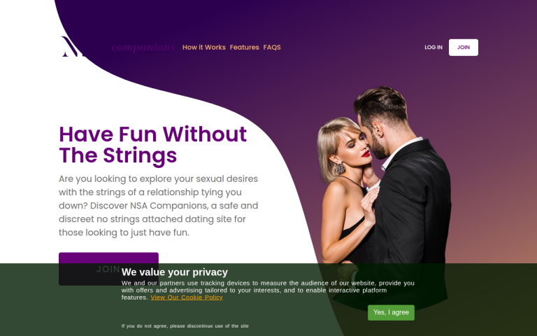 nsacompanions.com Reviews & Reviews Website Screenshot
