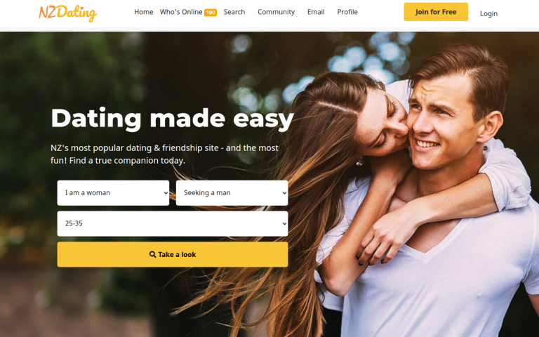 nzdating.com Reviews & Reviews Website Screenshot