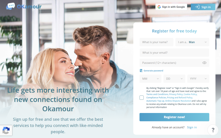 okamour.com Reviews & Reviews Website Screenshot
