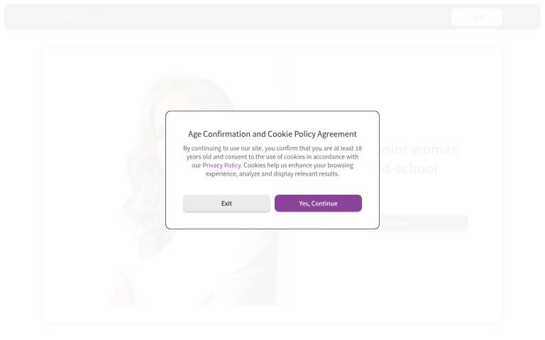 oldcooldates.com Reviews & Reviews Website Screenshot