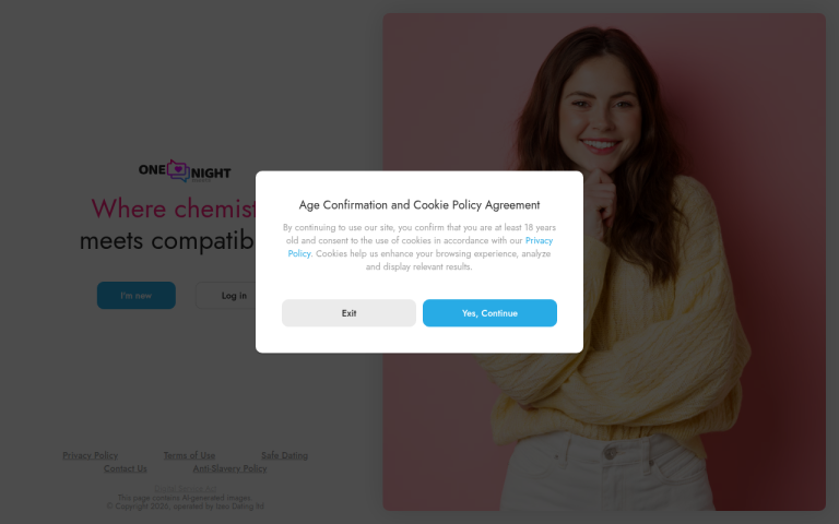 onenightmeets.com Reviews & Reviews Website Screenshot