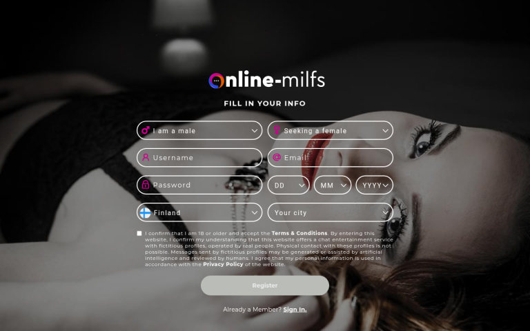 online-milfs.com Reviews & Reviews Website Screenshot