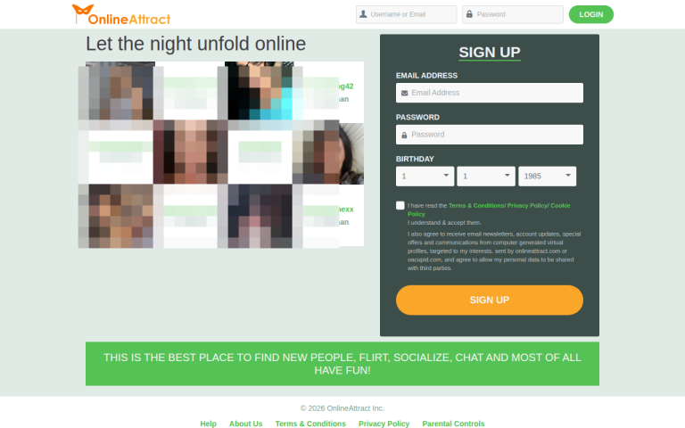 onlineattract.com Reviews & Reviews Website Screenshot