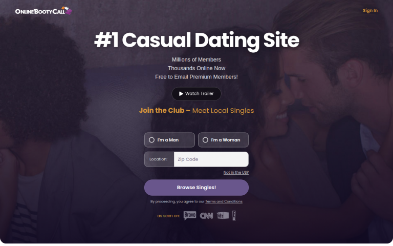 onlinebootycall.com Reviews & Reviews Website Screenshot