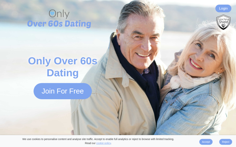 onlyover60sdating.com Reviews & Reviews Website Screenshot