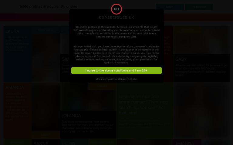 our-secret.co.uk Reviews & Reviews Website Screenshot