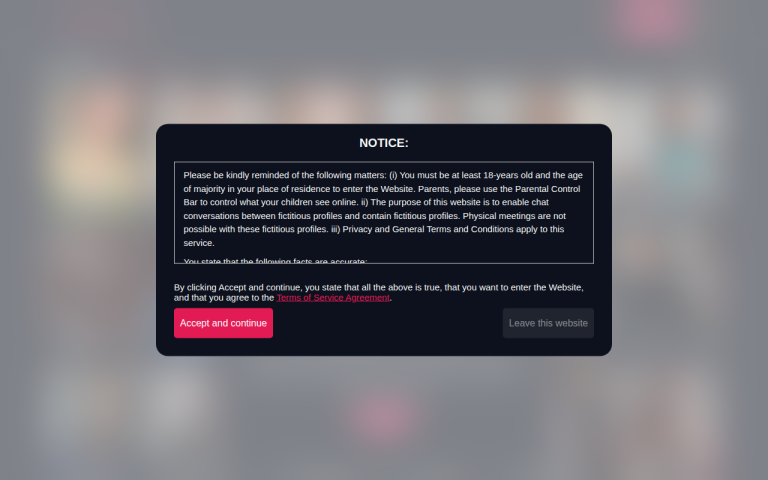 oursecretchat.com Reviews & Reviews Website Screenshot
