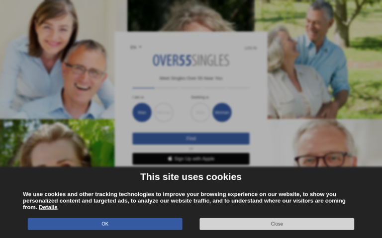 over55.singles Reviews & Reviews Website Screenshot