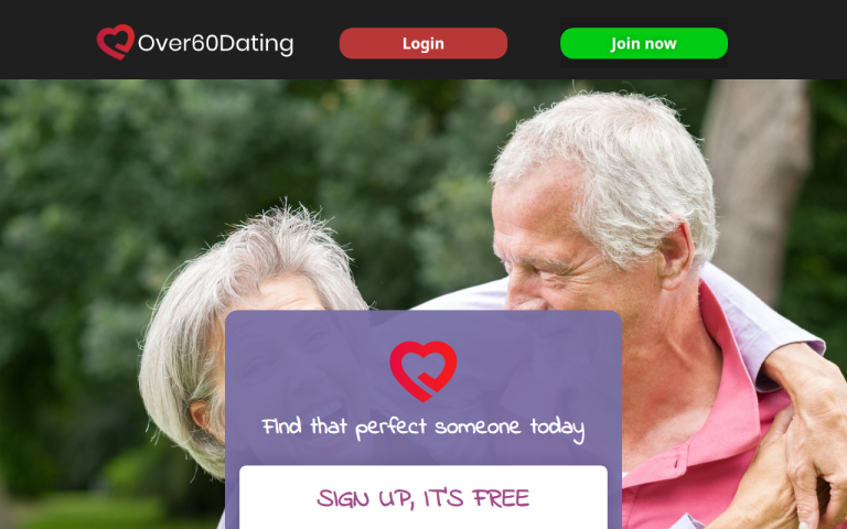 over60datingsite.co.uk Reviews & Reviews Website Screenshot