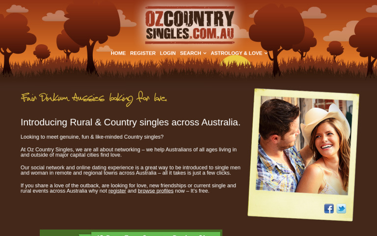 ozcountrysingles.com.au Reviews & Reviews Website Screenshot