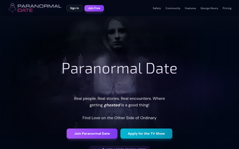 paranormaldate.com Reviews & Reviews Website Screenshot