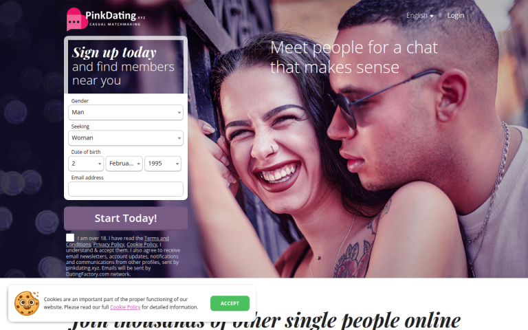 pinkdating.xyz Reviews & Reviews Website Screenshot