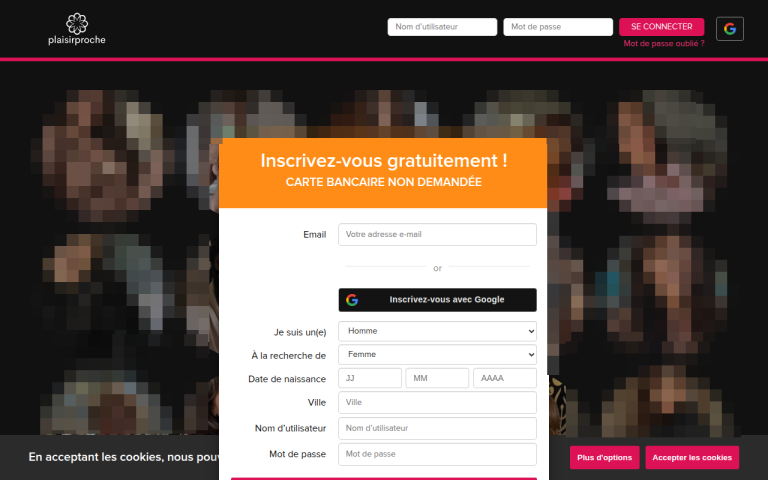 plaisirproche.com Reviews & Reviews Website Screenshot