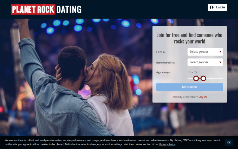 planetrockdating.com Reviews & Reviews Website Screenshot