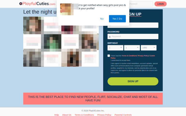 playfulcuties.com Reviews & Reviews Website Screenshot
