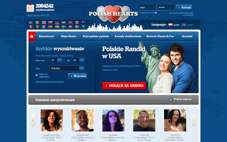 polskieserca.com Reviews & Reviews Website Screenshot