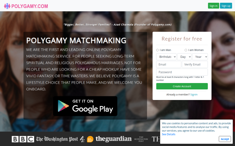 polygamy.com Reviews & Reviews Website Screenshot