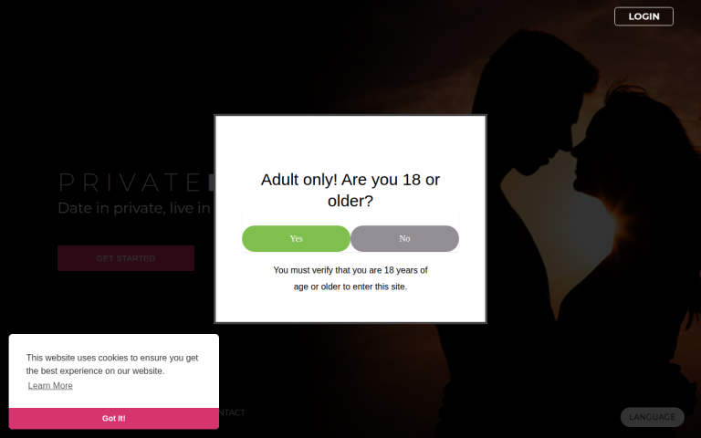privateloves.com Reviews & Reviews Website Screenshot
