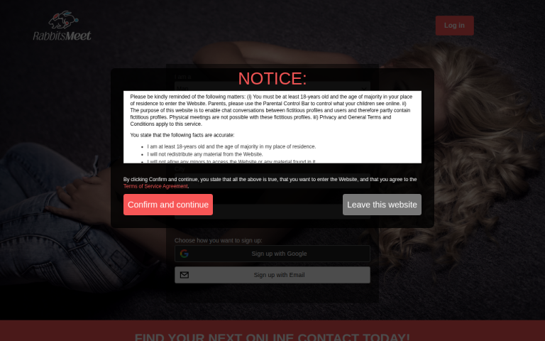rabbitsmeet.com Reviews & Reviews Website Screenshot