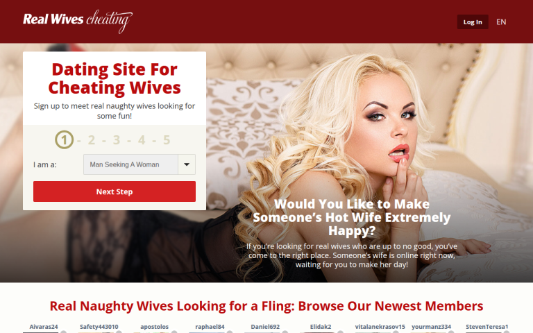 realwivescheating.com Reviews & Reviews Website Screenshot