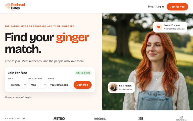 redheaddates.com Reviews & Reviews Website Screenshot