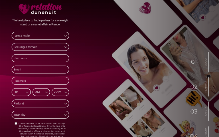 relationdunenuit.com Reviews & Reviews Website Screenshot