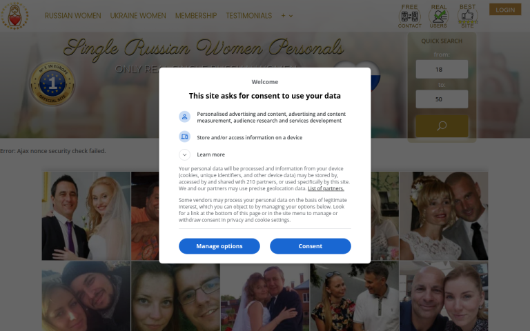 russianwomen.eu Reviews & Reviews Website Screenshot