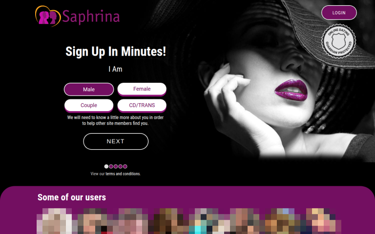 saphrina.com Reviews & Reviews Website Screenshot
