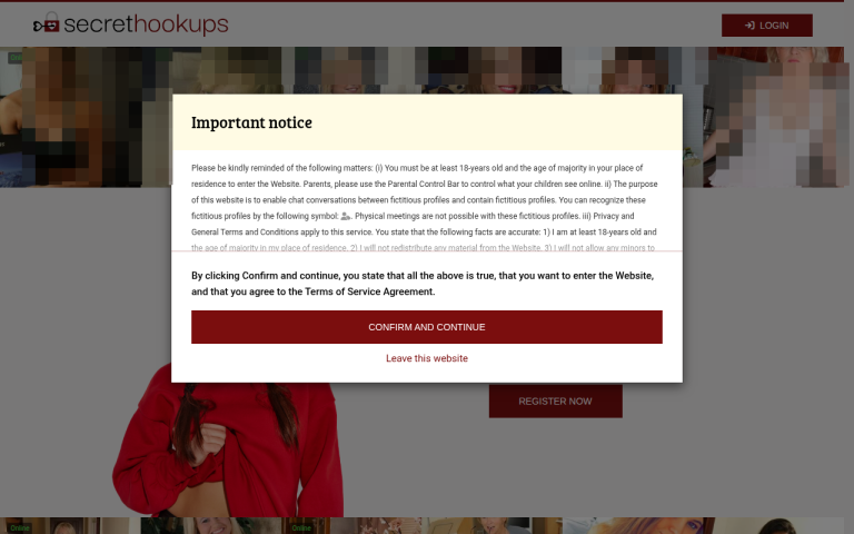 secrethookups.co.uk Reviews & Reviews Website Screenshot