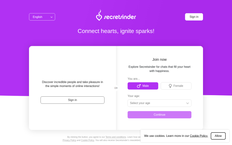 secretsinder.com Reviews & Reviews Website Screenshot