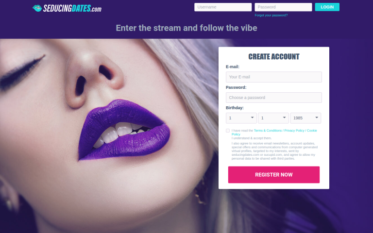 seducingdates.com Reviews & Reviews Website Screenshot
