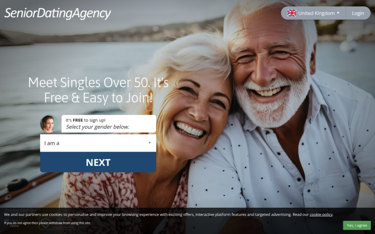 seniordatingagency.com Reviews & Reviews Website Screenshot