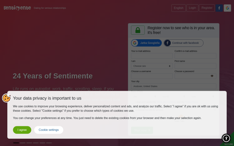 sentimente.com Reviews & Reviews Website Screenshot