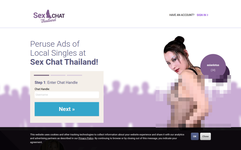 sexchatthailand.com Reviews & Reviews Website Screenshot