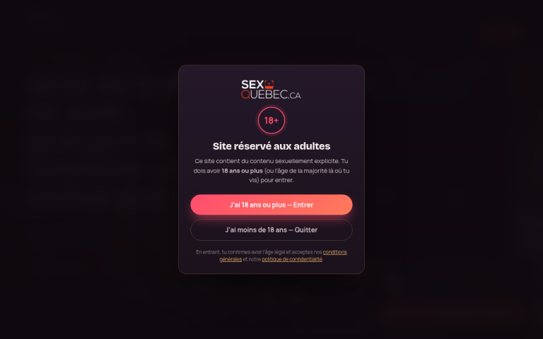 sexequebec.ca Reviews & Reviews Website Screenshot