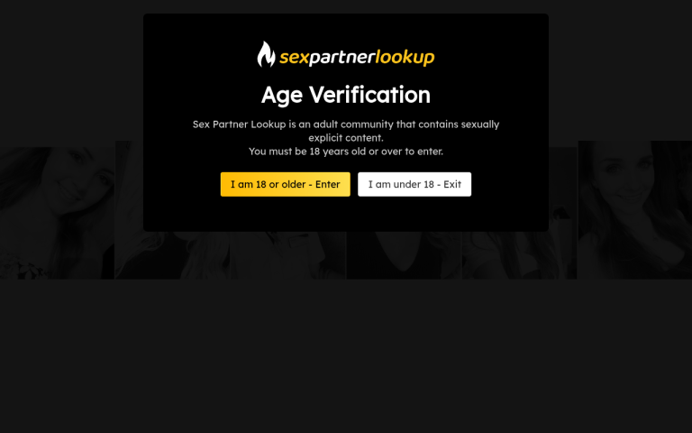 sexpartnerlookup.com Reviews & Reviews Website Screenshot