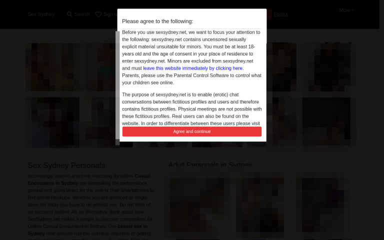 sexsydney.net Reviews & Reviews Website Screenshot